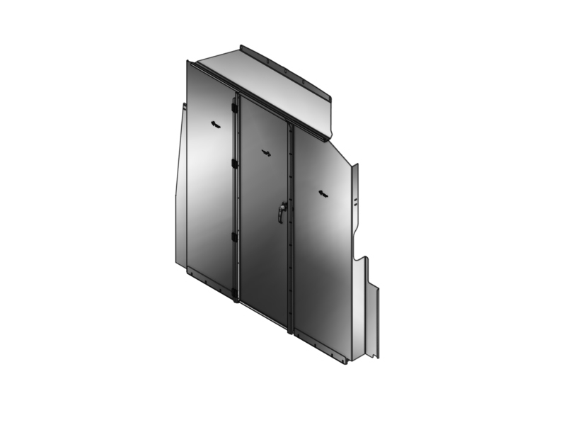 Swing Solid Partition 12+ Nv High Roof Westcan Manufacturing