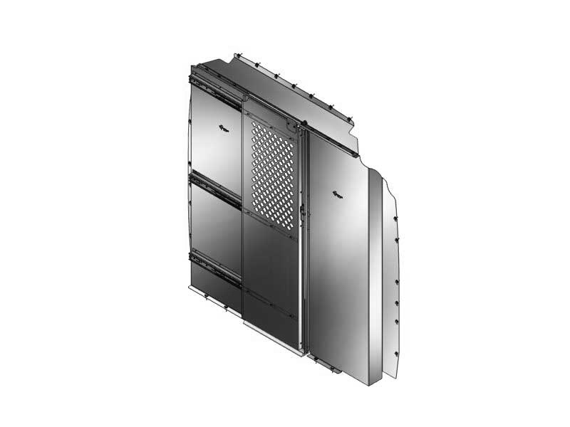 Sliding Perforated Partition 14+ Transit Med Roof Westcan Manufacturing